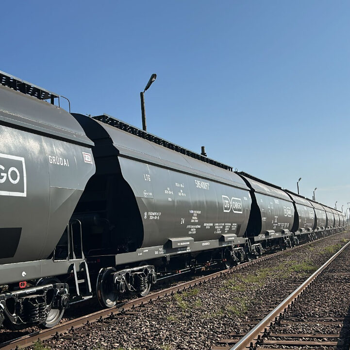 Rail wagon used to illustrate controlled cargo movement planning